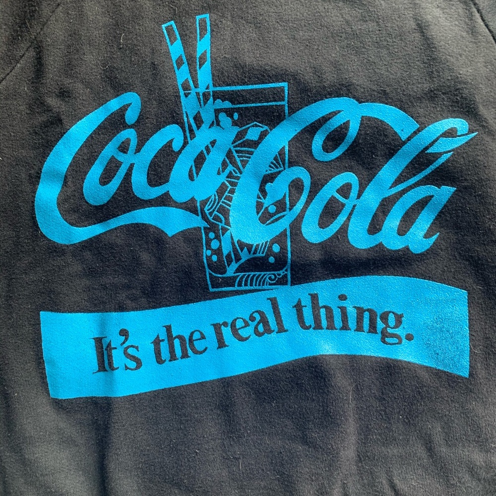 vintage authentic rare coca cola crewneck